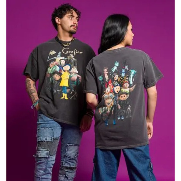 Renee
F Other - Coraline Movie Fan Graphic Dark Fantasy Unisex T-Shirt